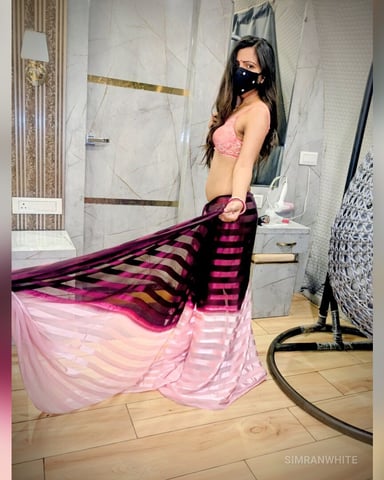 SimranWhite photo
