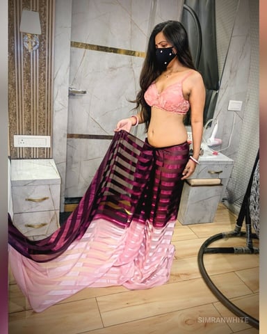 SimranWhite photo